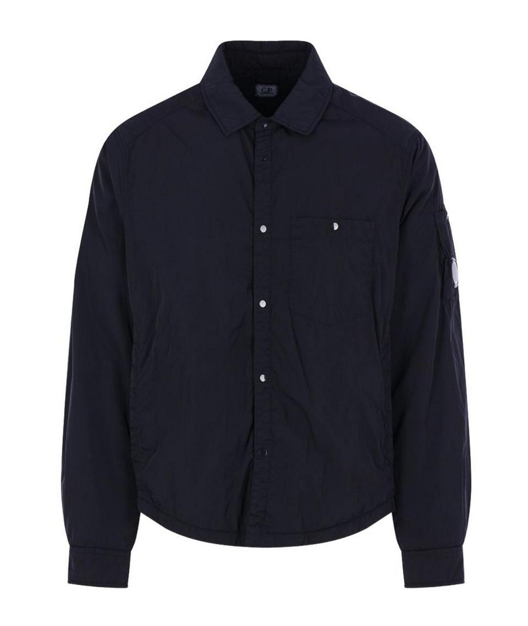 CP COMPANY Темно-синяя полиамидовая куртка, фото 1