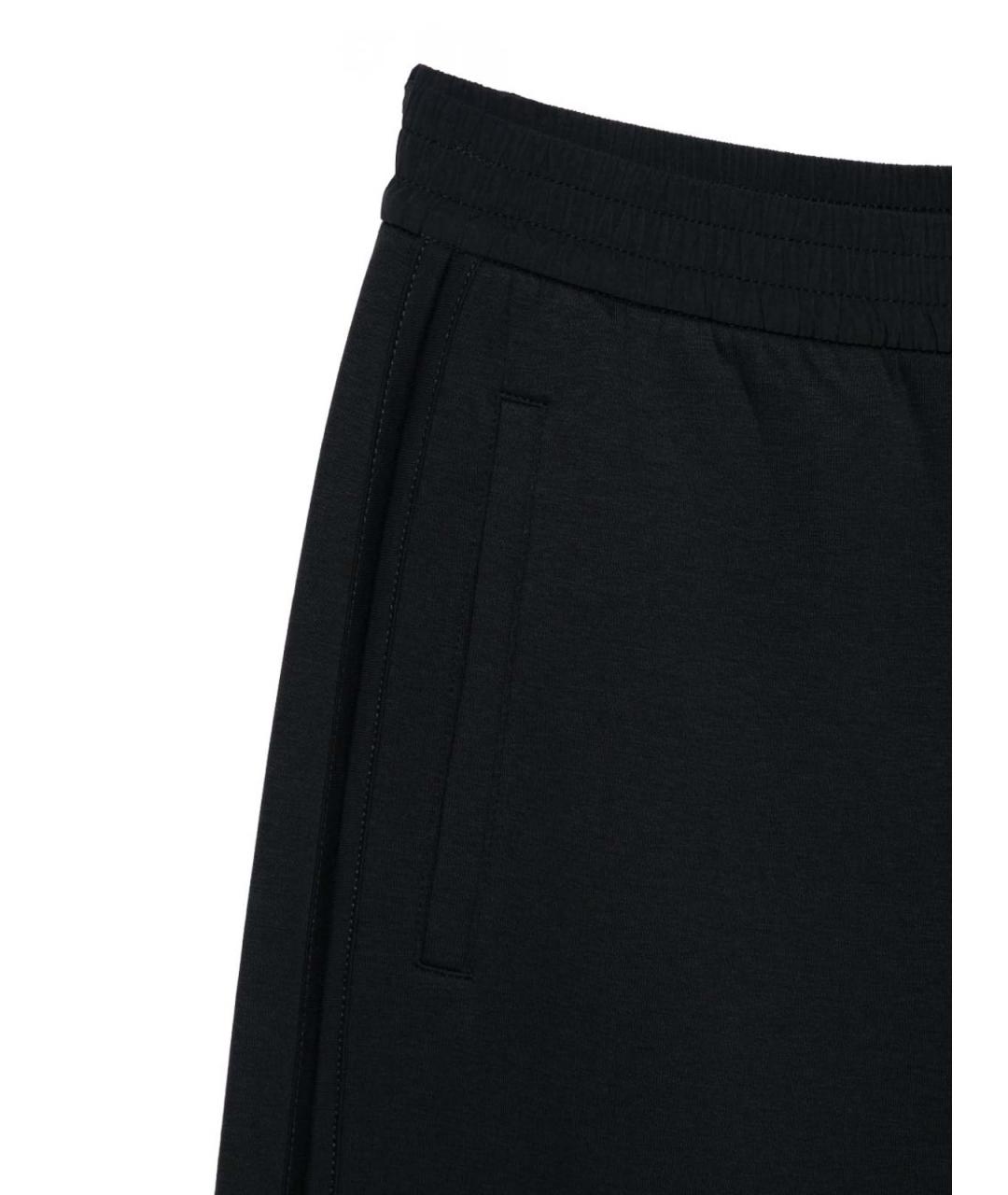 EMPORIO ARMANI Синие полиэстеровые брюки широкие, фото 3