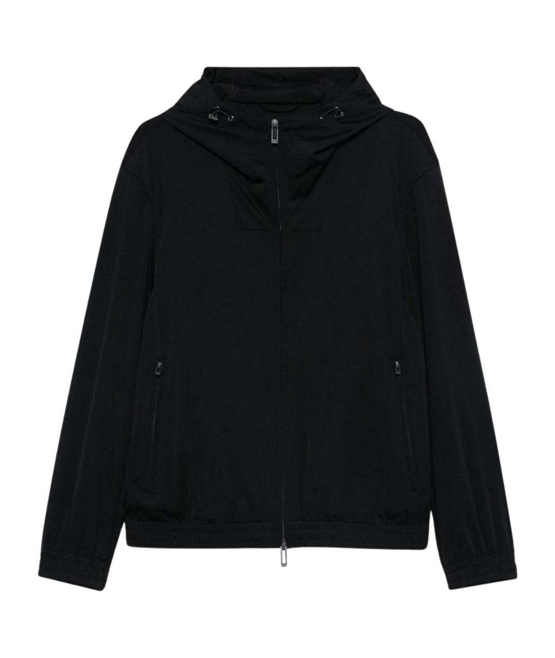 EMPORIO ARMANI Синяя синтетическая куртка, фото 1