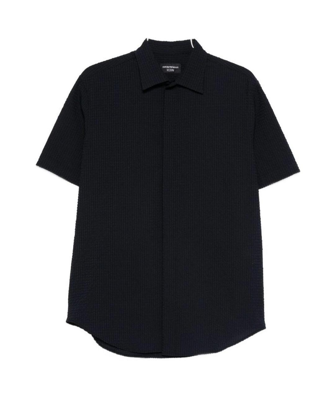 EMPORIO ARMANI Синяя кэжуал рубашка, фото 1