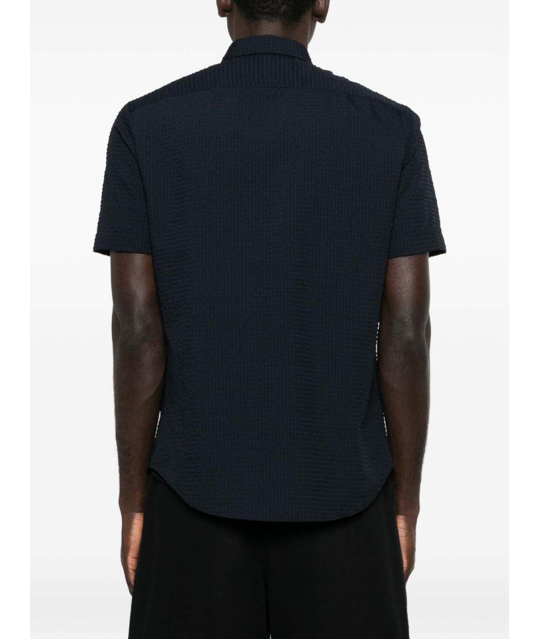 EMPORIO ARMANI Синяя кэжуал рубашка, фото 3
