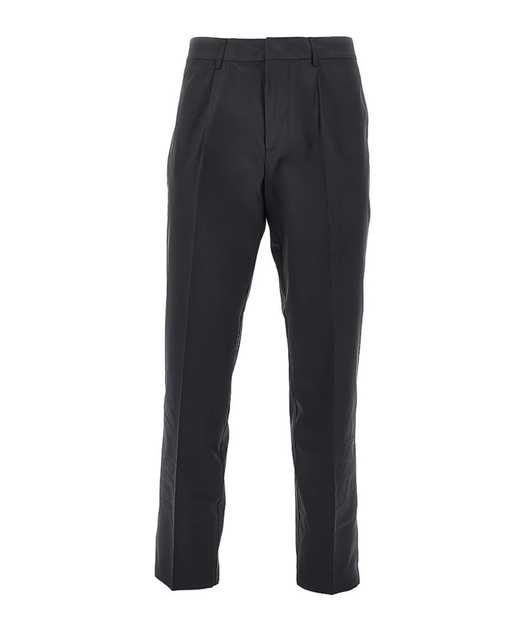 EMPORIO ARMANI Синие хлопковые повседневные брюки, фото 1