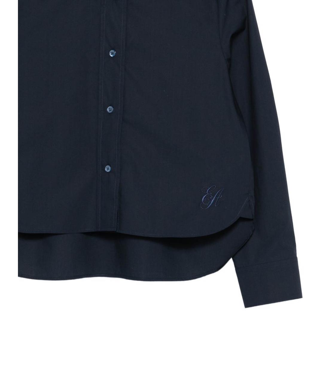 EMPORIO ARMANI Темно-синяя хлопковая рубашка, фото 2