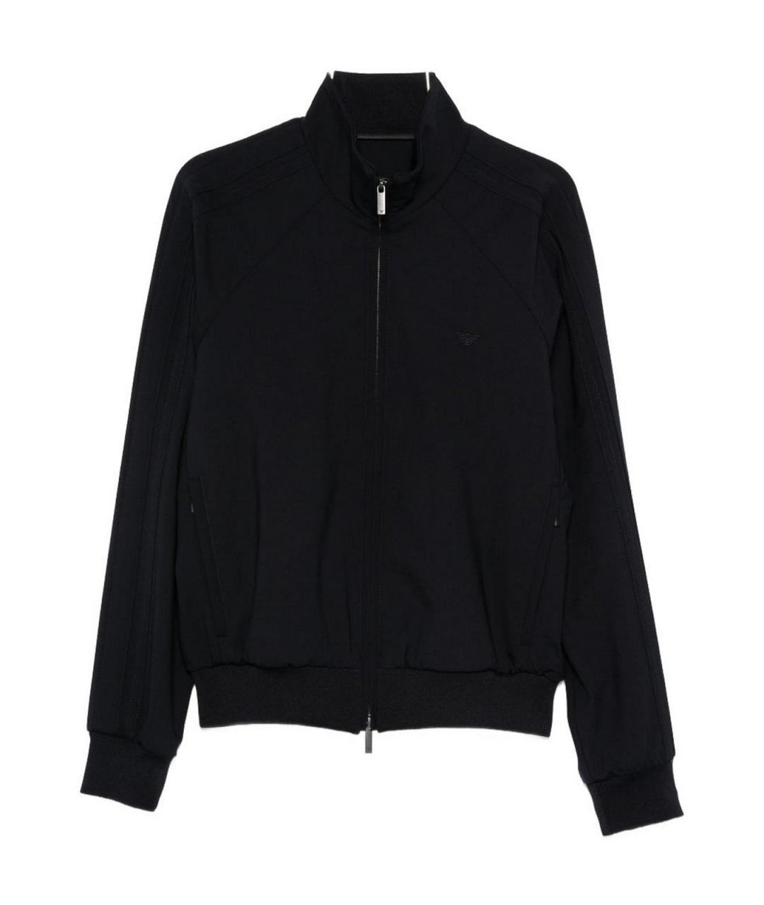 EMPORIO ARMANI Синяя полиэстеровая куртка, фото 1