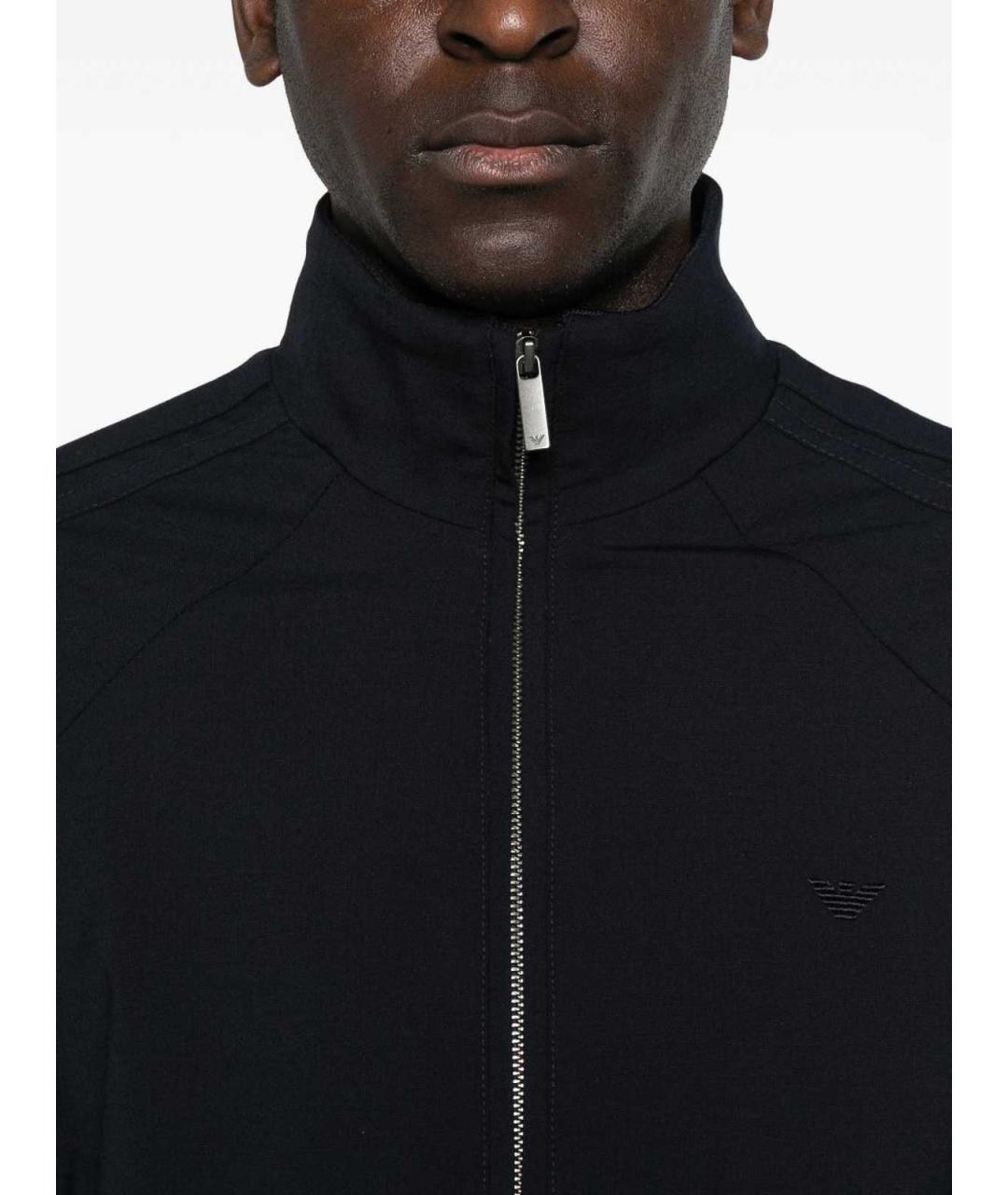 EMPORIO ARMANI Синяя полиэстеровая куртка, фото 3