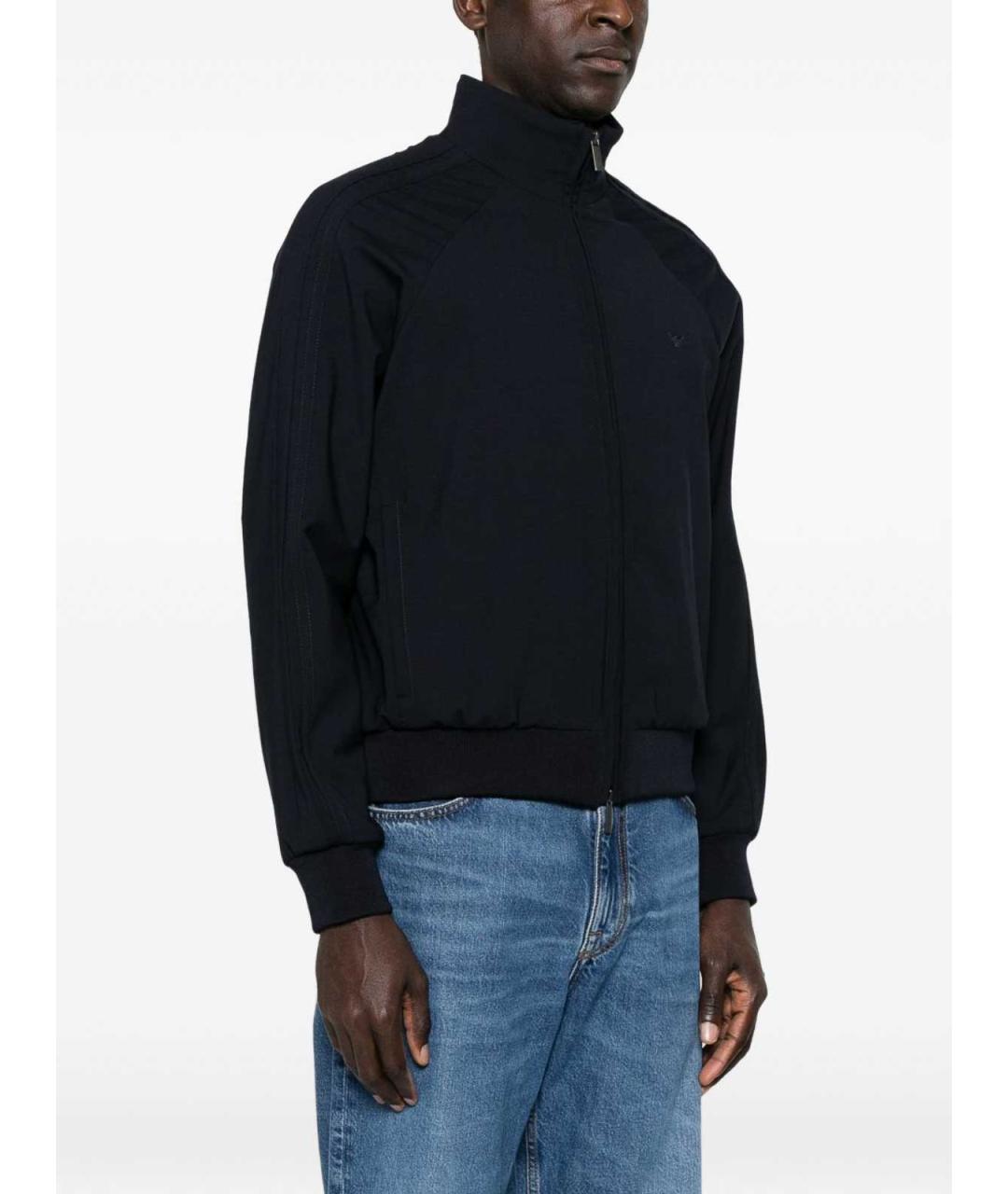 EMPORIO ARMANI Синяя полиэстеровая куртка, фото 5