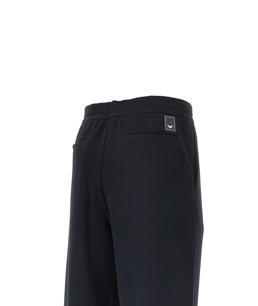 EMPORIO ARMANI Синие повседневные брюки, фото 2