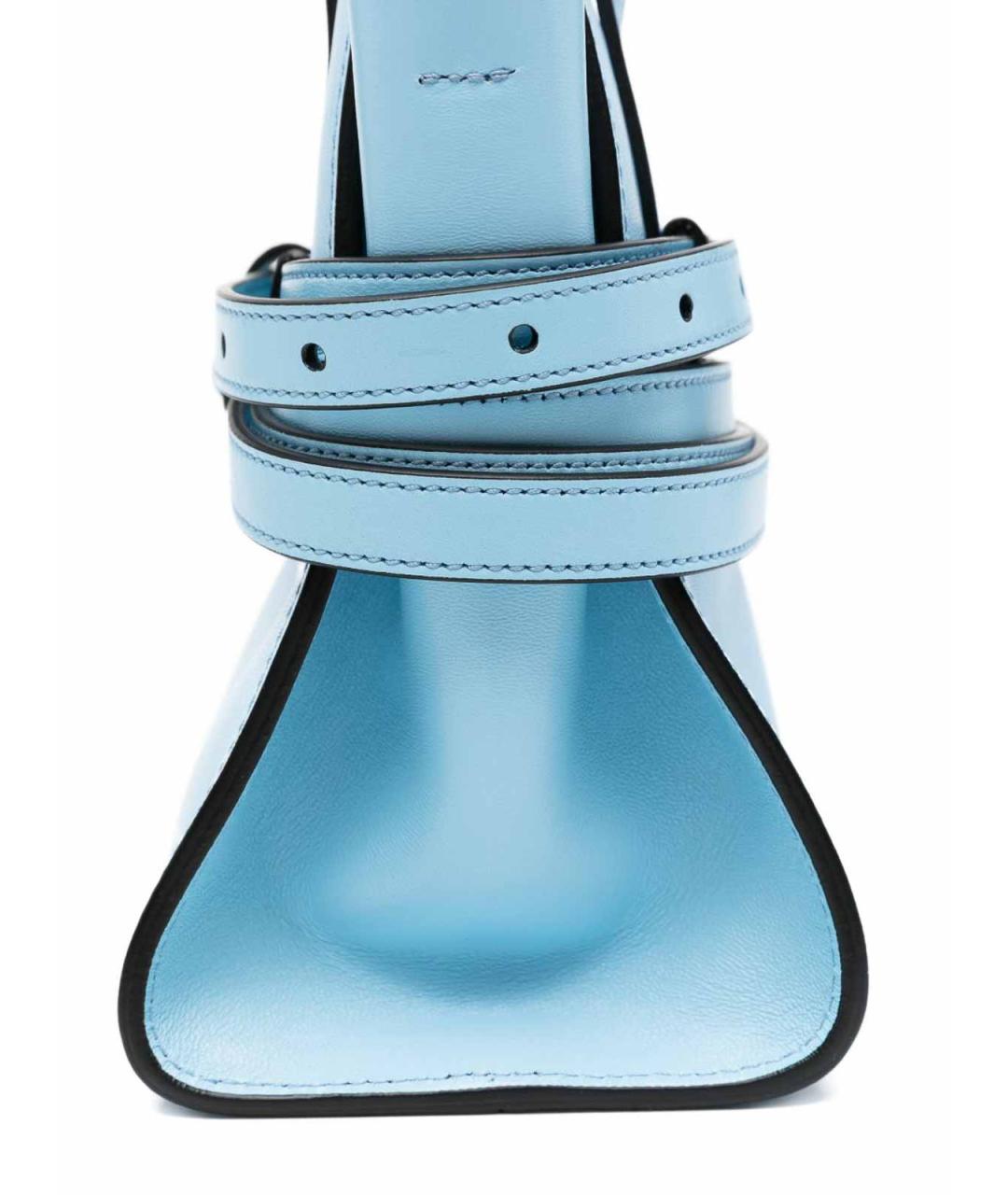 MOSCHINO Голубая сумка тоут, фото 2
