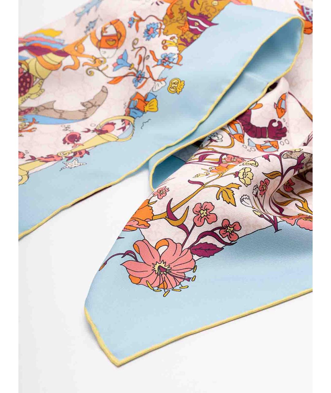 GUCCI Мульти шелковый платок, фото 2