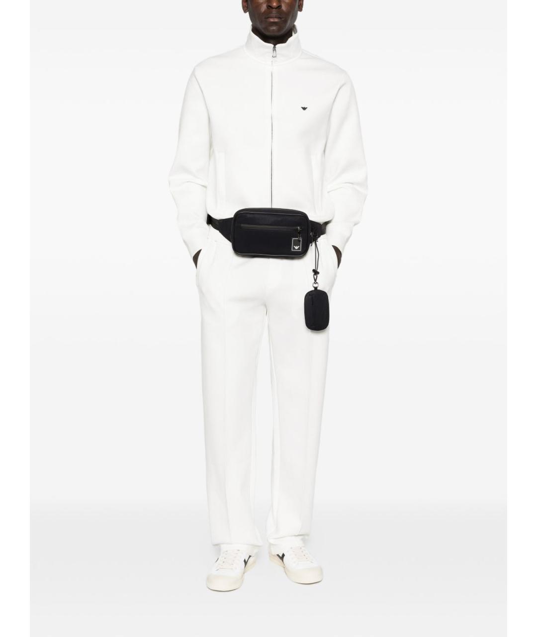 EMPORIO ARMANI Синяя синтетическая барсетка, фото 5