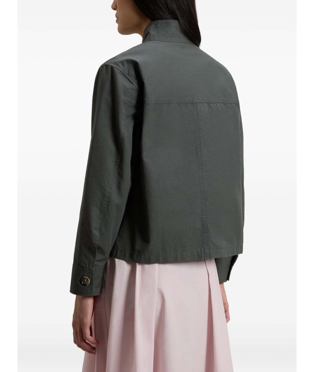 WOOLRICH Серая хлопковая куртка, фото 4