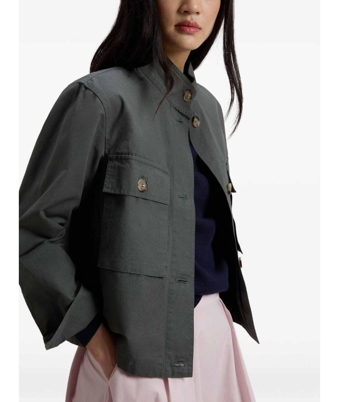 WOOLRICH Серая хлопковая куртка, фото 2