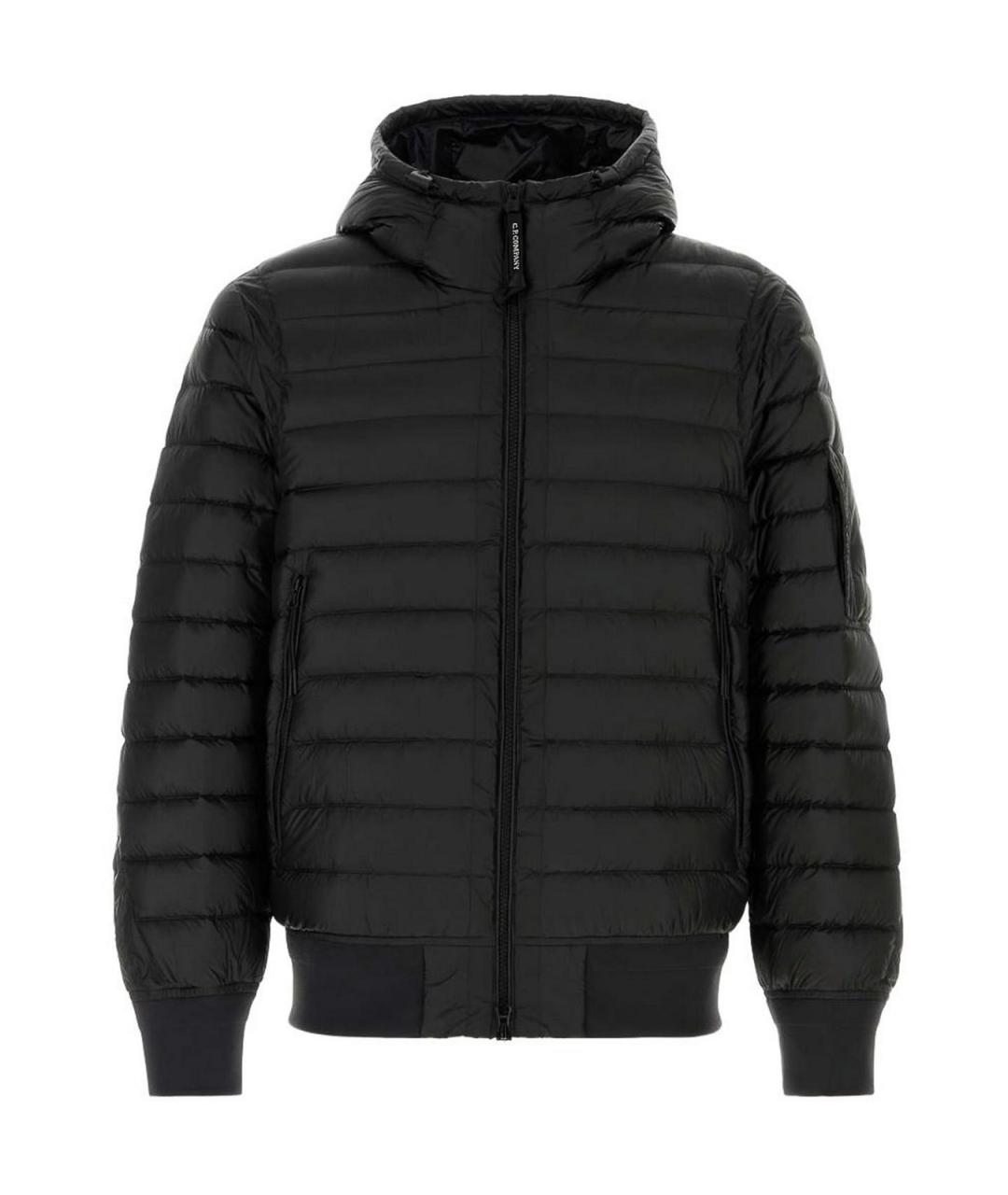 CP COMPANY Черный полиамидовый пуховик, фото 1