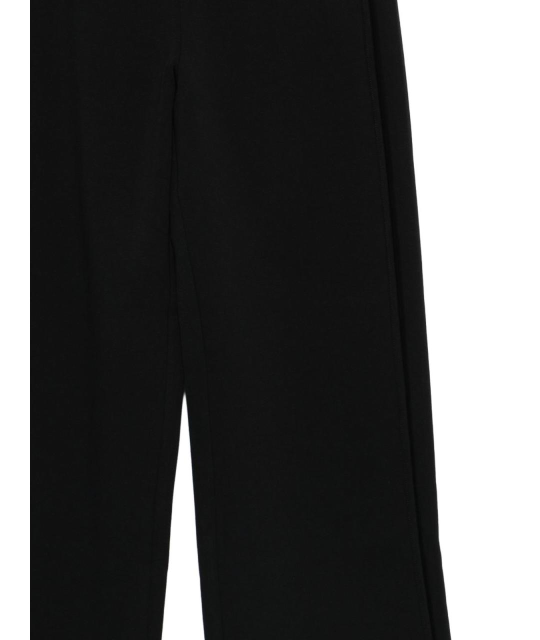 EMPORIO ARMANI Черные полиэстеровые брюки широкие, фото 2