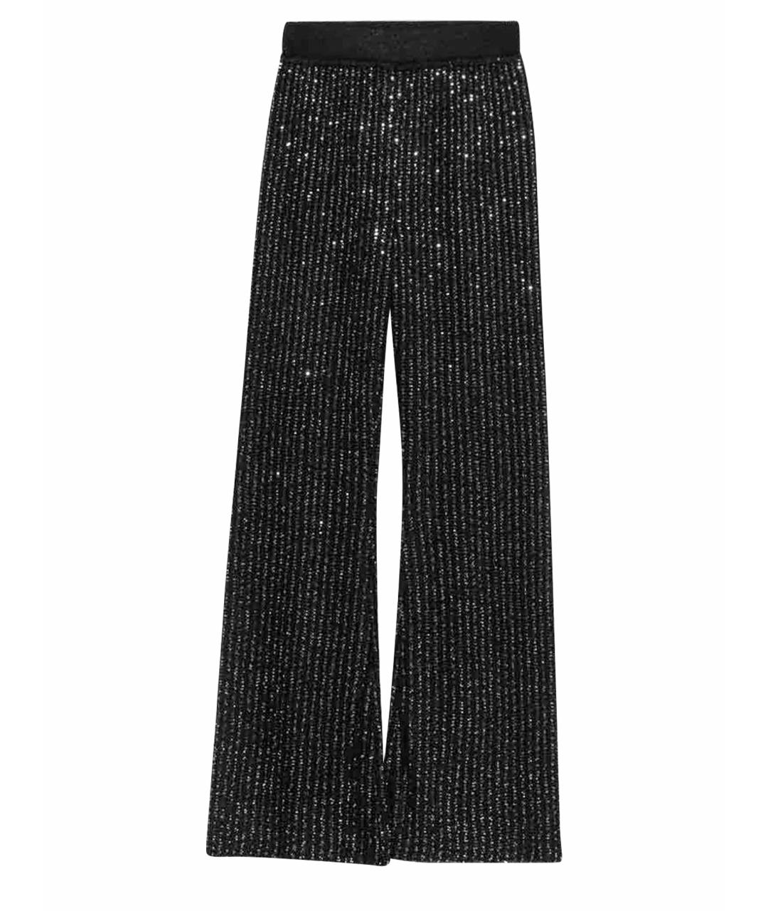 MISSONI Черные вискозные прямые брюки, фото 1