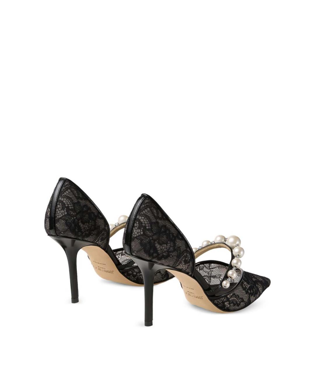 JIMMY CHOO Черные текстильные туфли, фото 5