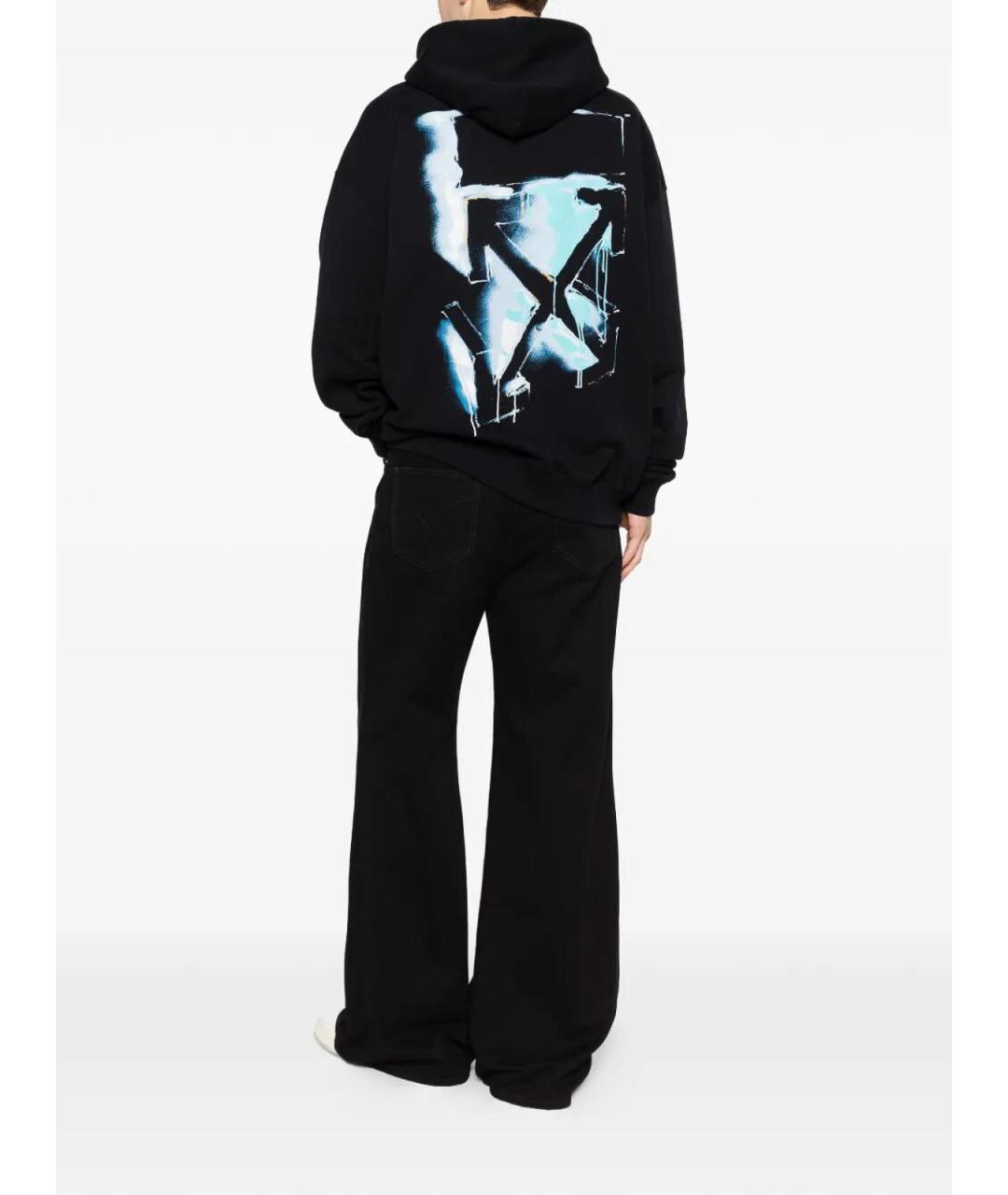 OFF-WHITE Черный хлопковый джемпер / свитер, фото 4