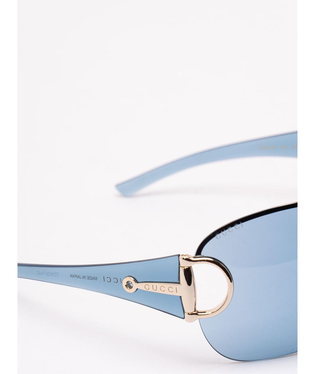 GUCCI Золотые солнцезащитные очки, фото 2