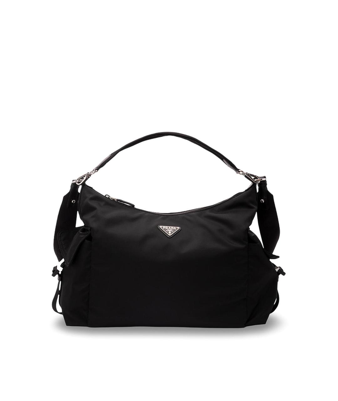 PRADA Черная синтетическая сумка на плечо, фото 1