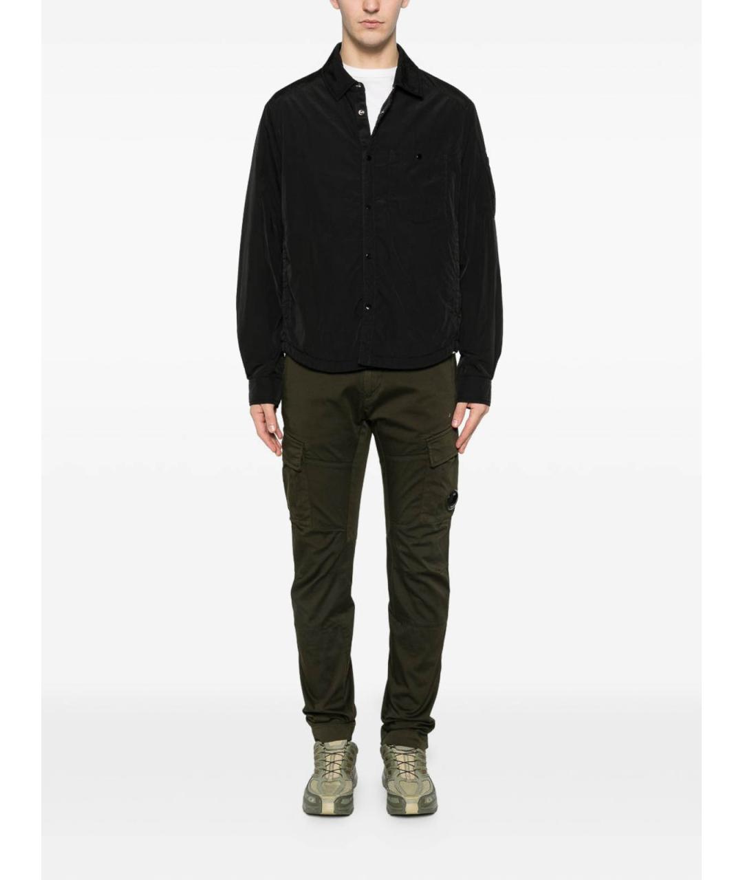 CP COMPANY Черная полиамидовая куртка, фото 4