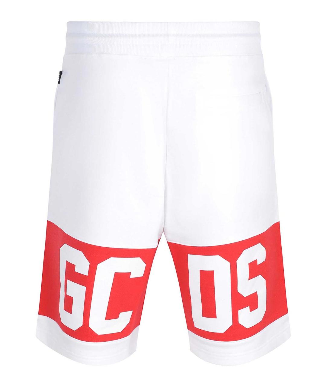 GCDS Белые хлопковые шорты, фото 3