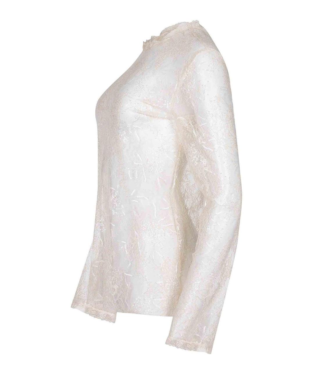 ALBERTA FERRETTI Белая полиамидовая рубашка, фото 2