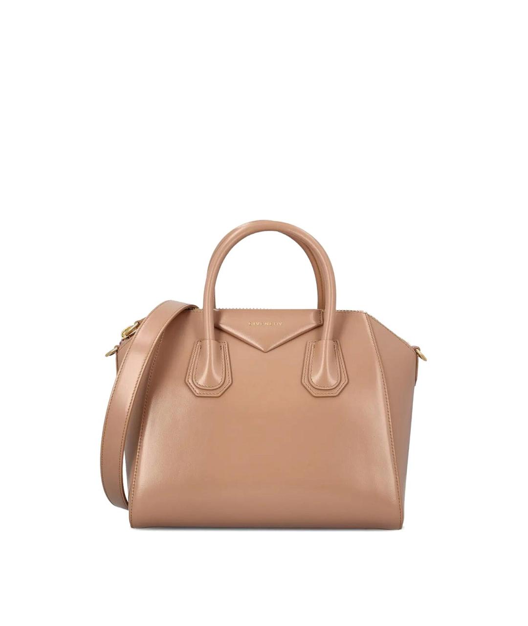 GIVENCHY Бежевая кожаная сумка тоут, фото 1
