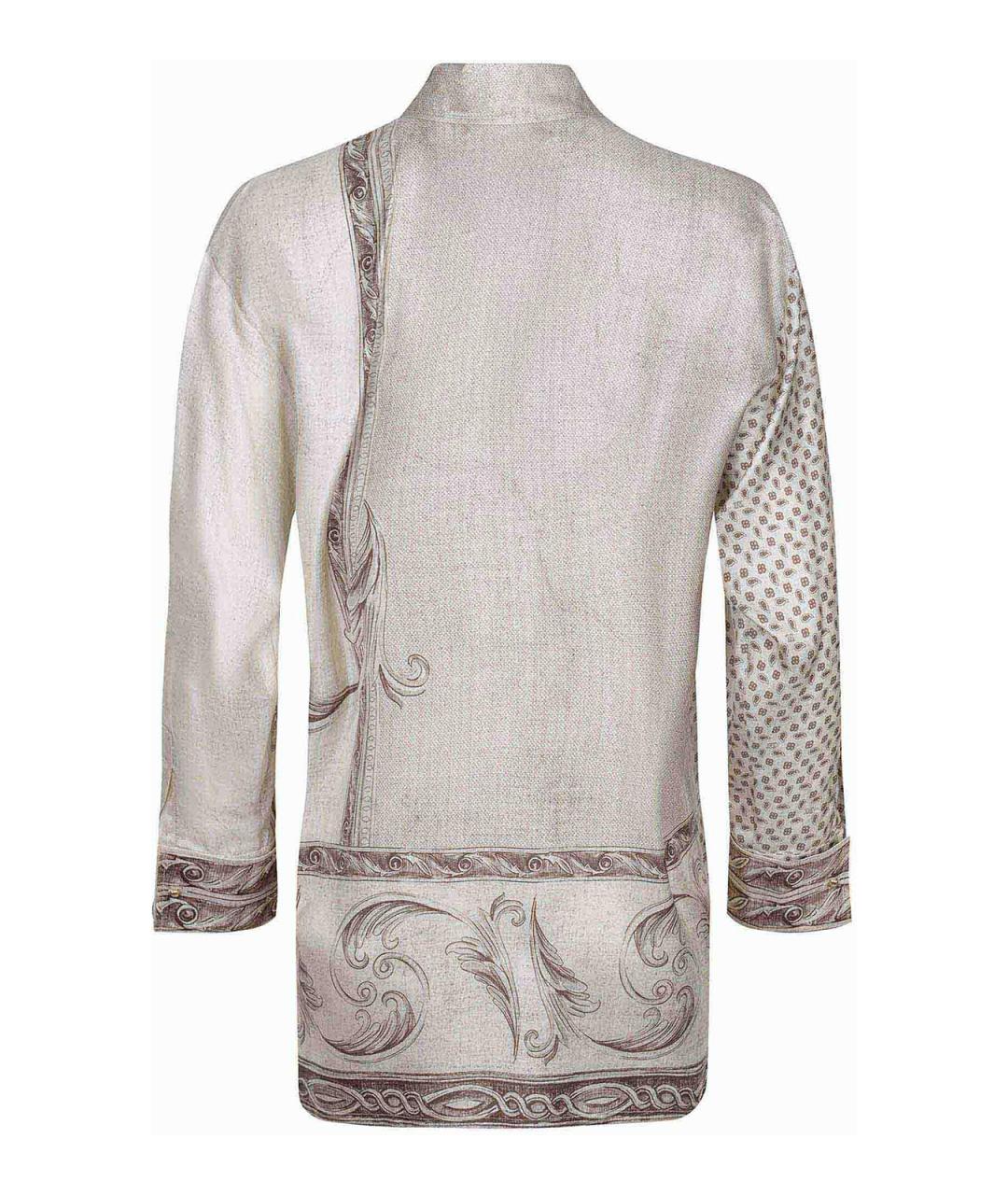 MAX MARA Серая шелковая рубашка, фото 3