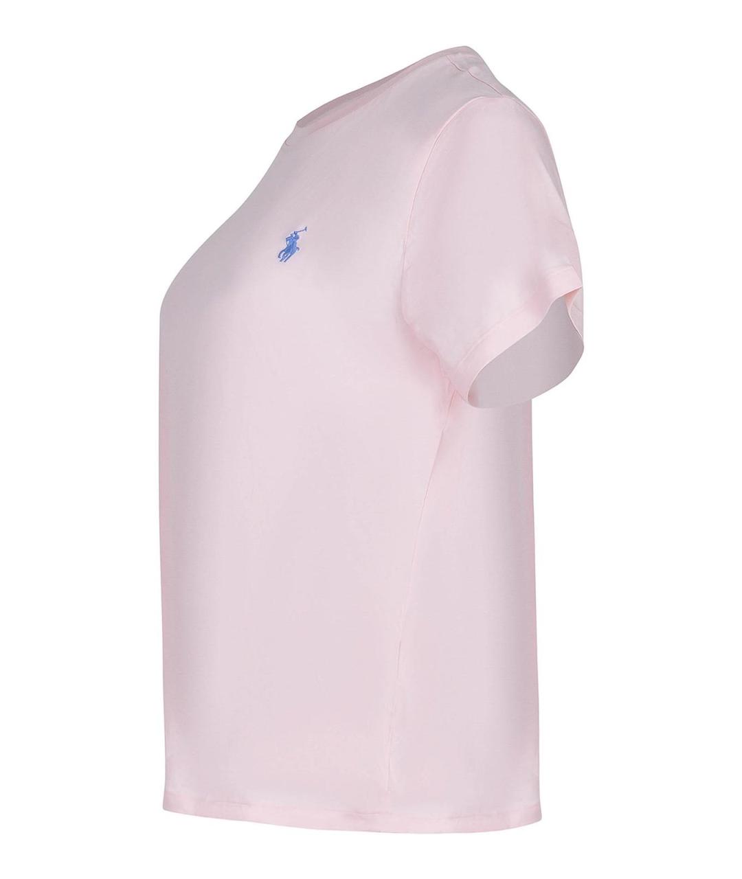 POLO RALPH LAUREN Бежевая хлопковая футболка, фото 2
