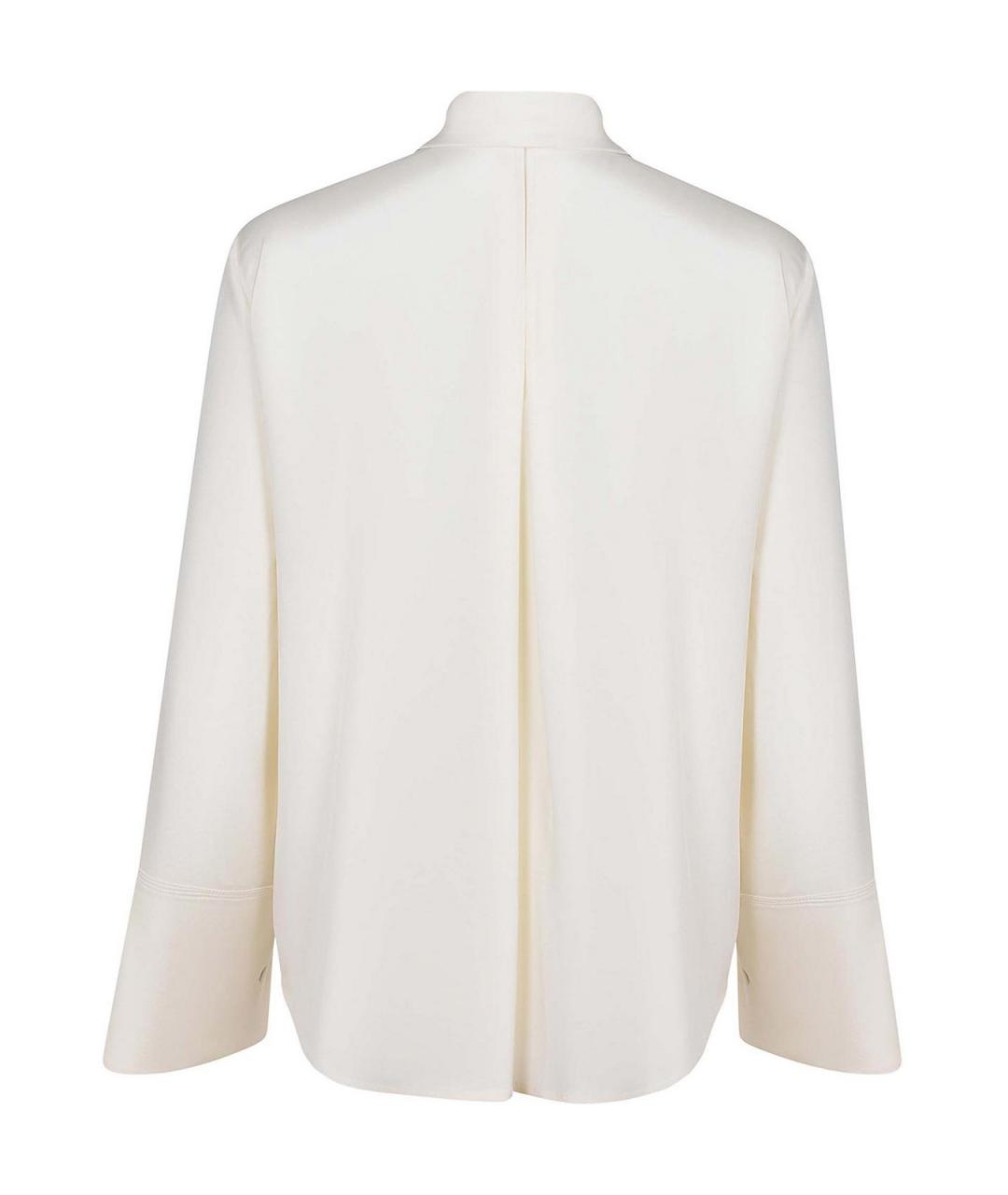 MAX MARA Белая шелковая рубашка, фото 3