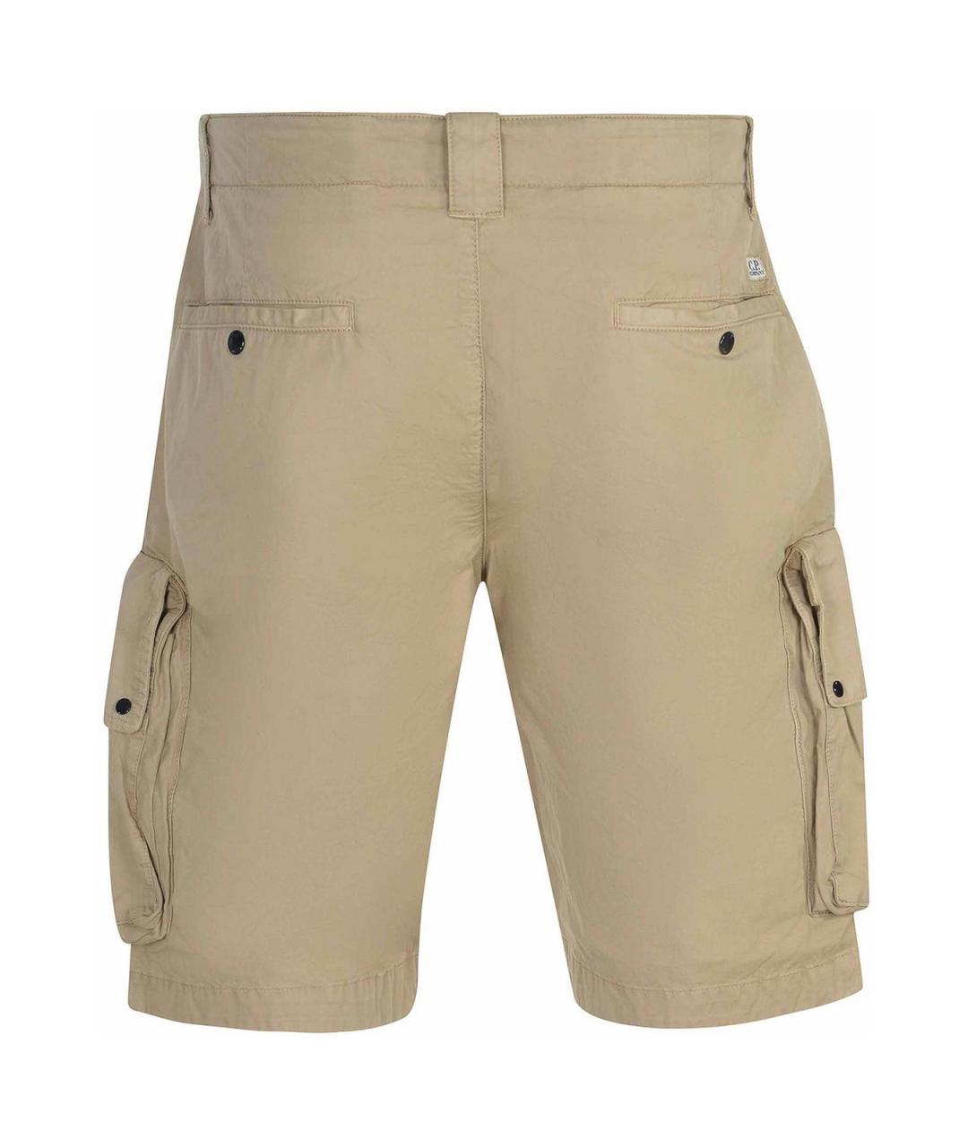 CP COMPANY Бежевые хлопковые шорты, фото 3