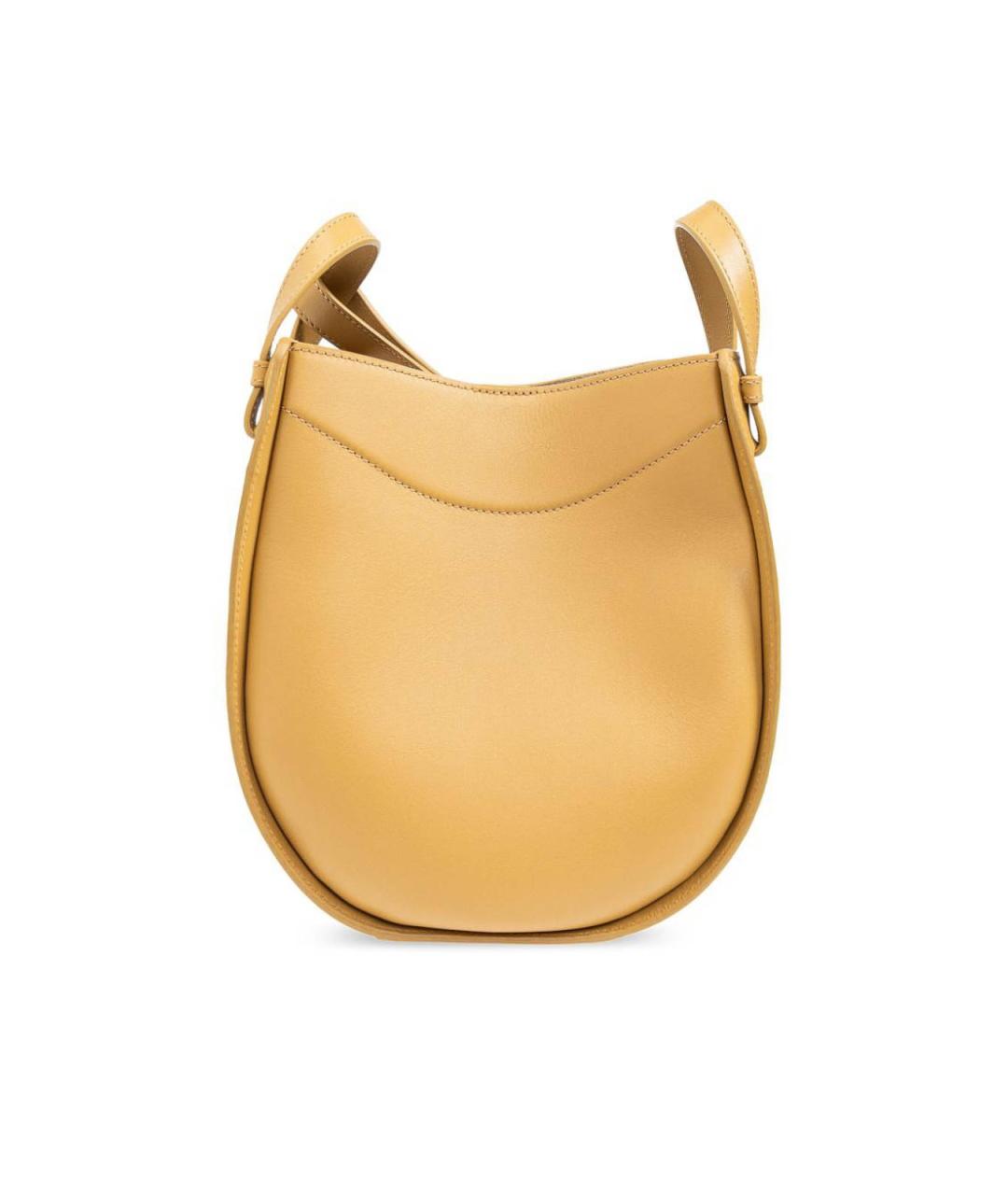 LOEWE Желтая кожаная сумка тоут, фото 2