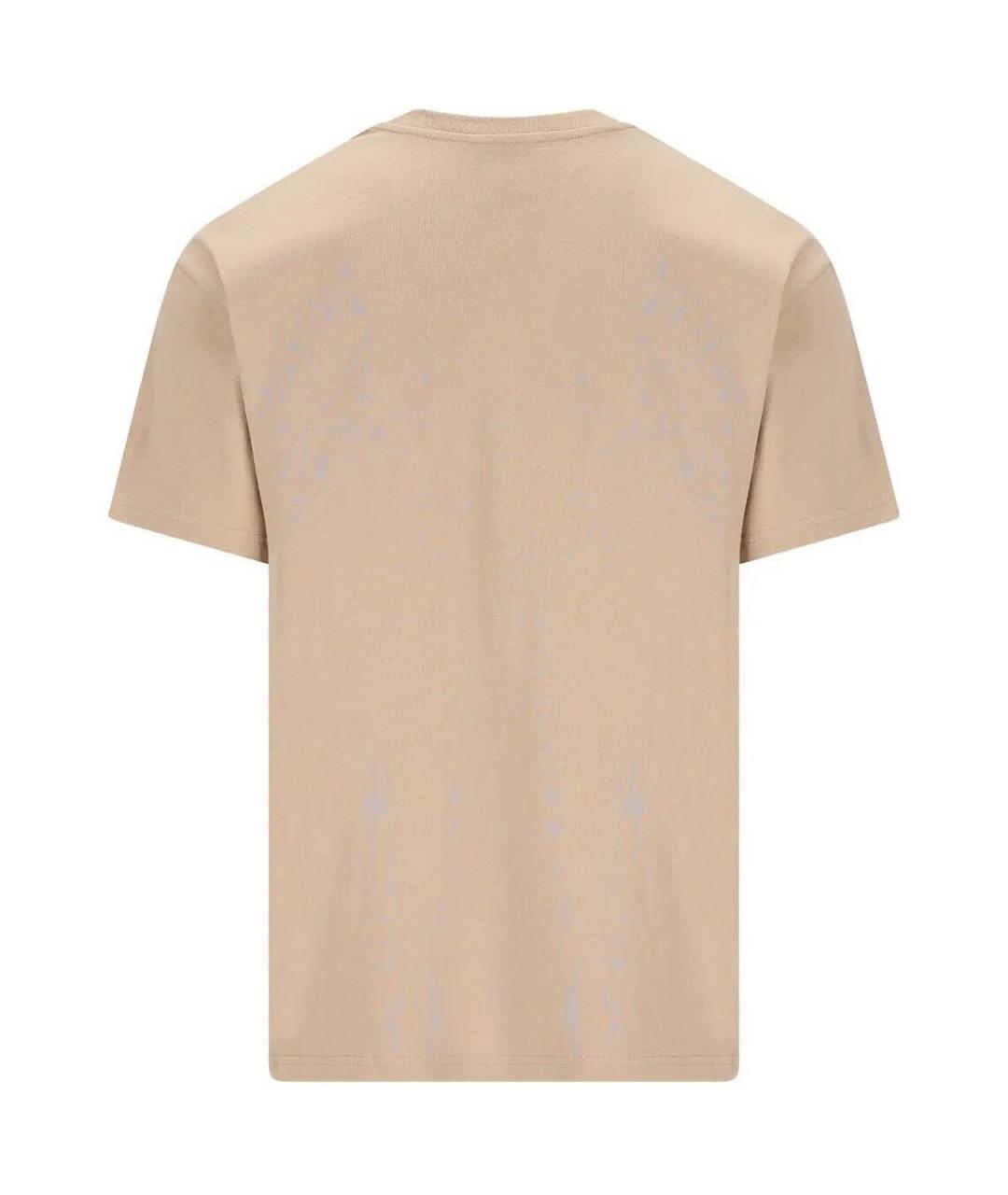 GIVENCHY Бежевая хлопковая футболка, фото 2