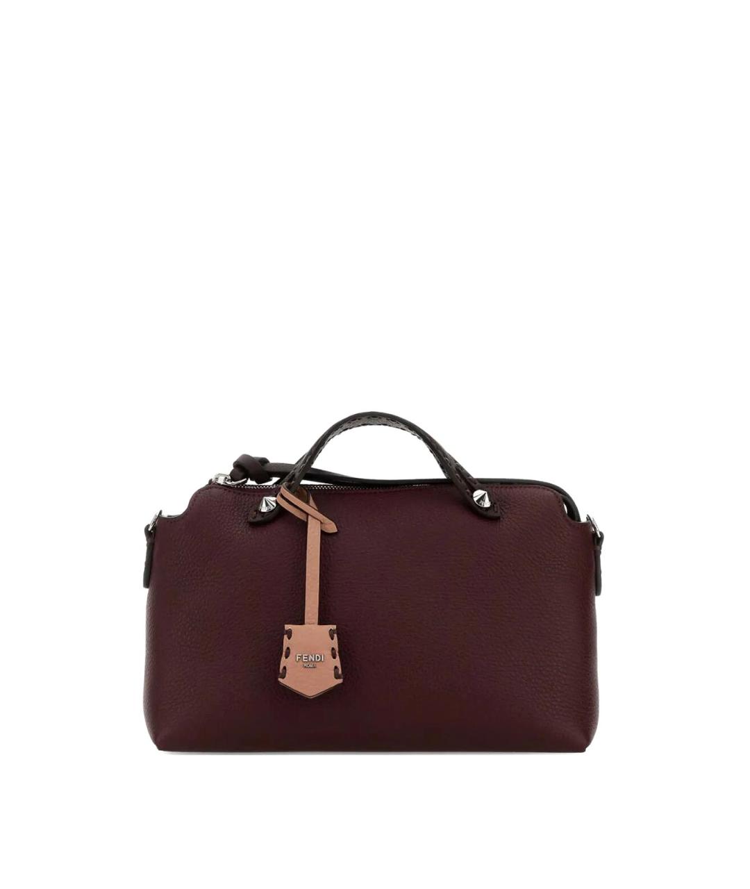 FENDI Коричневая кожаная сумка через плечо, фото 1