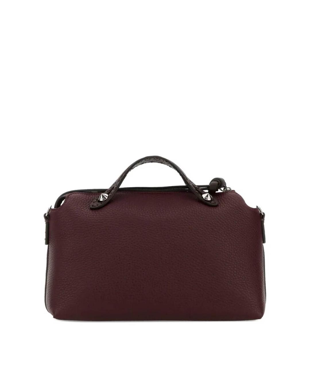 FENDI Коричневая кожаная сумка через плечо, фото 2