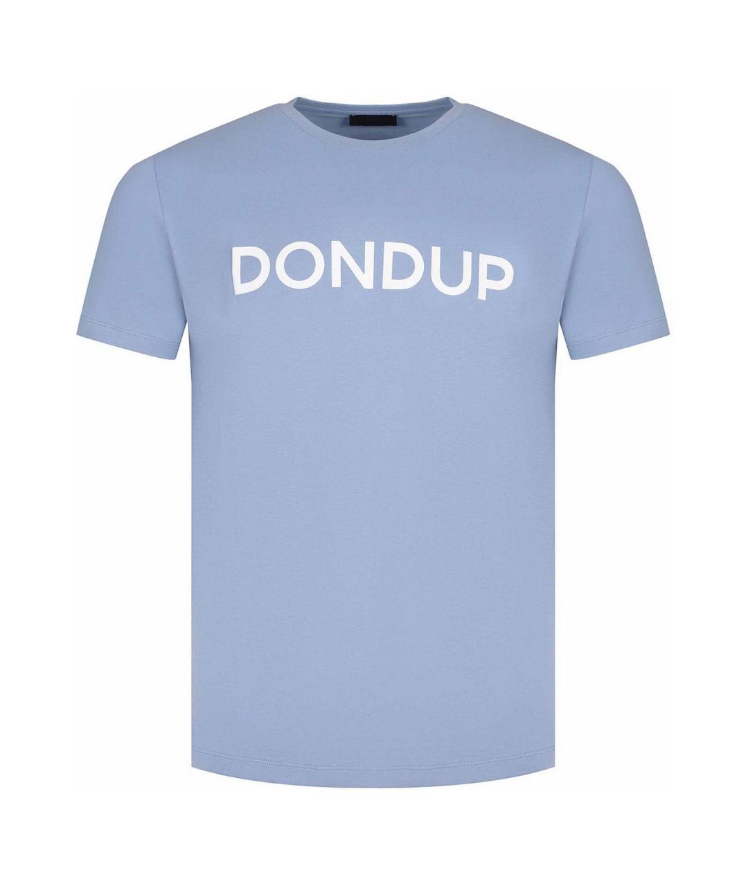 DONDUP Голубая хлопковая футболка, фото 1