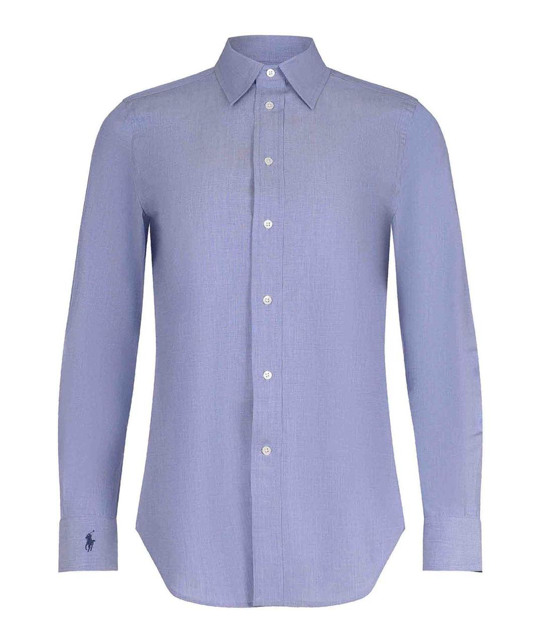 POLO RALPH LAUREN Голубая хлопковая футболка, фото 1