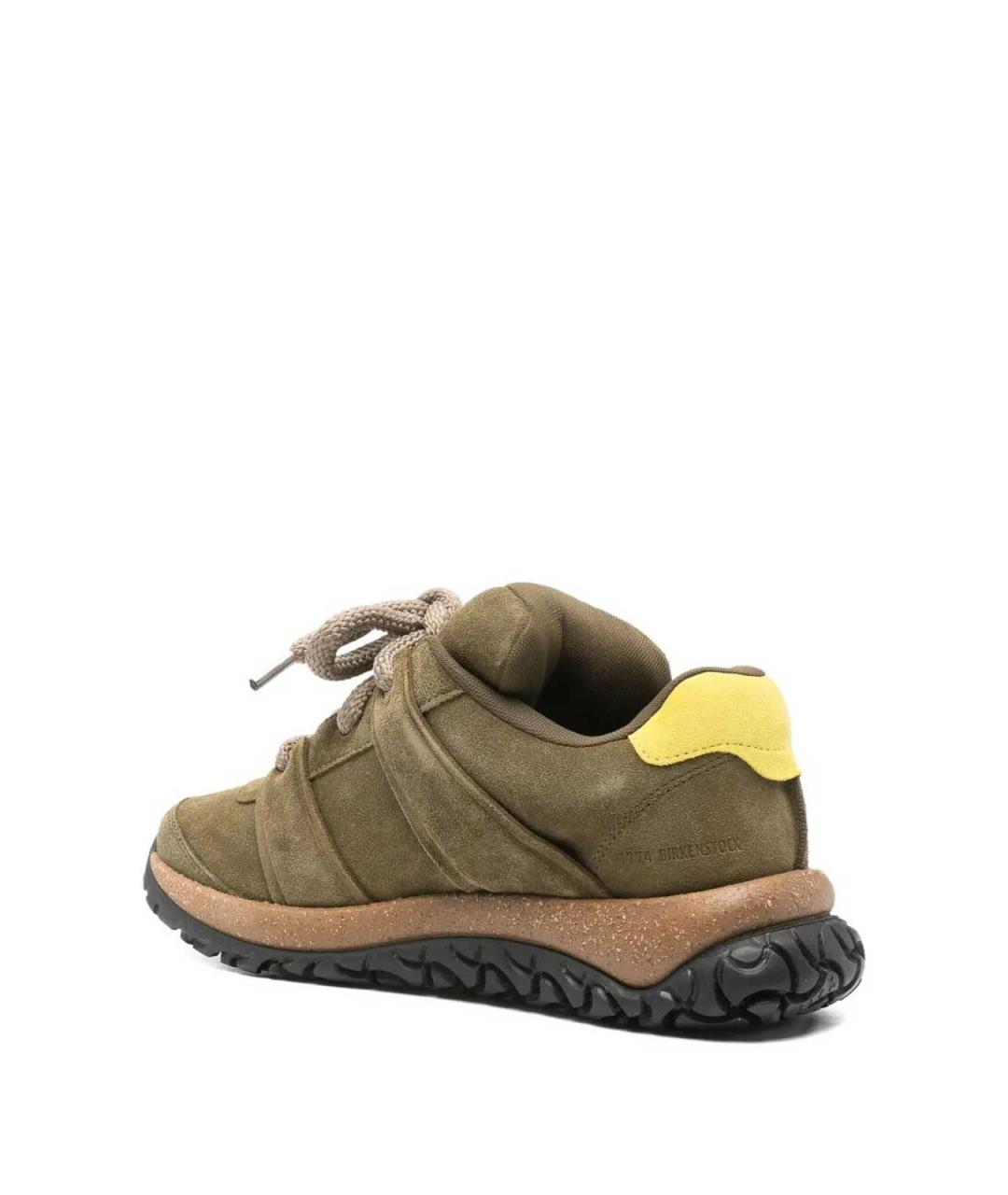 BIRKENSTOCK Хаки замшевые кроссовки, фото 3