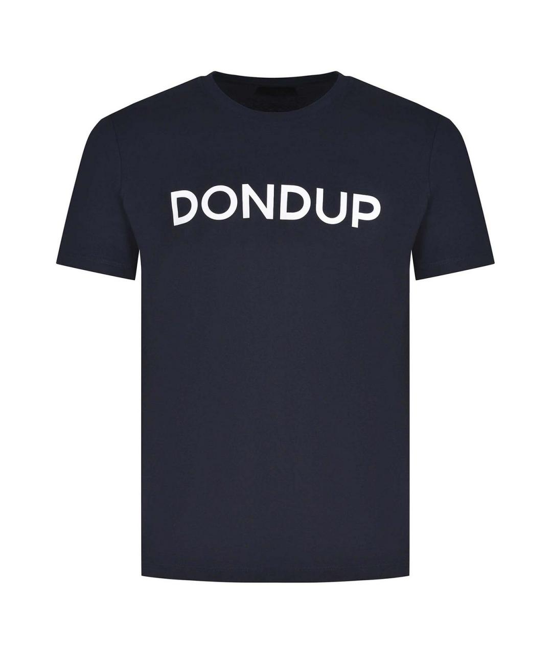 DONDUP Синяя хлопковая футболка, фото 1