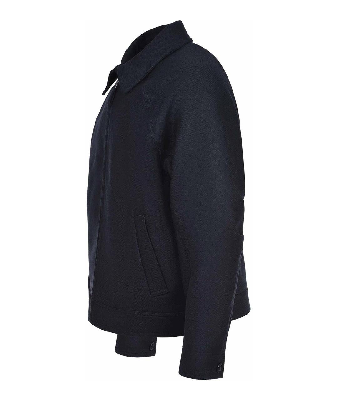 A.P.C. Темно-синяя шерстяная куртка, фото 2