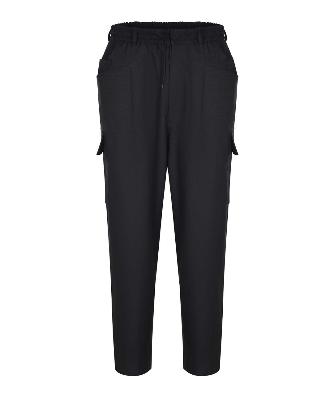 Y-3 Черные полиэстеровые повседневные брюки, фото 1