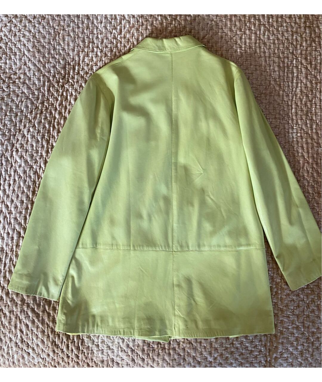 GENNY Зеленая кожаная куртка, фото 2