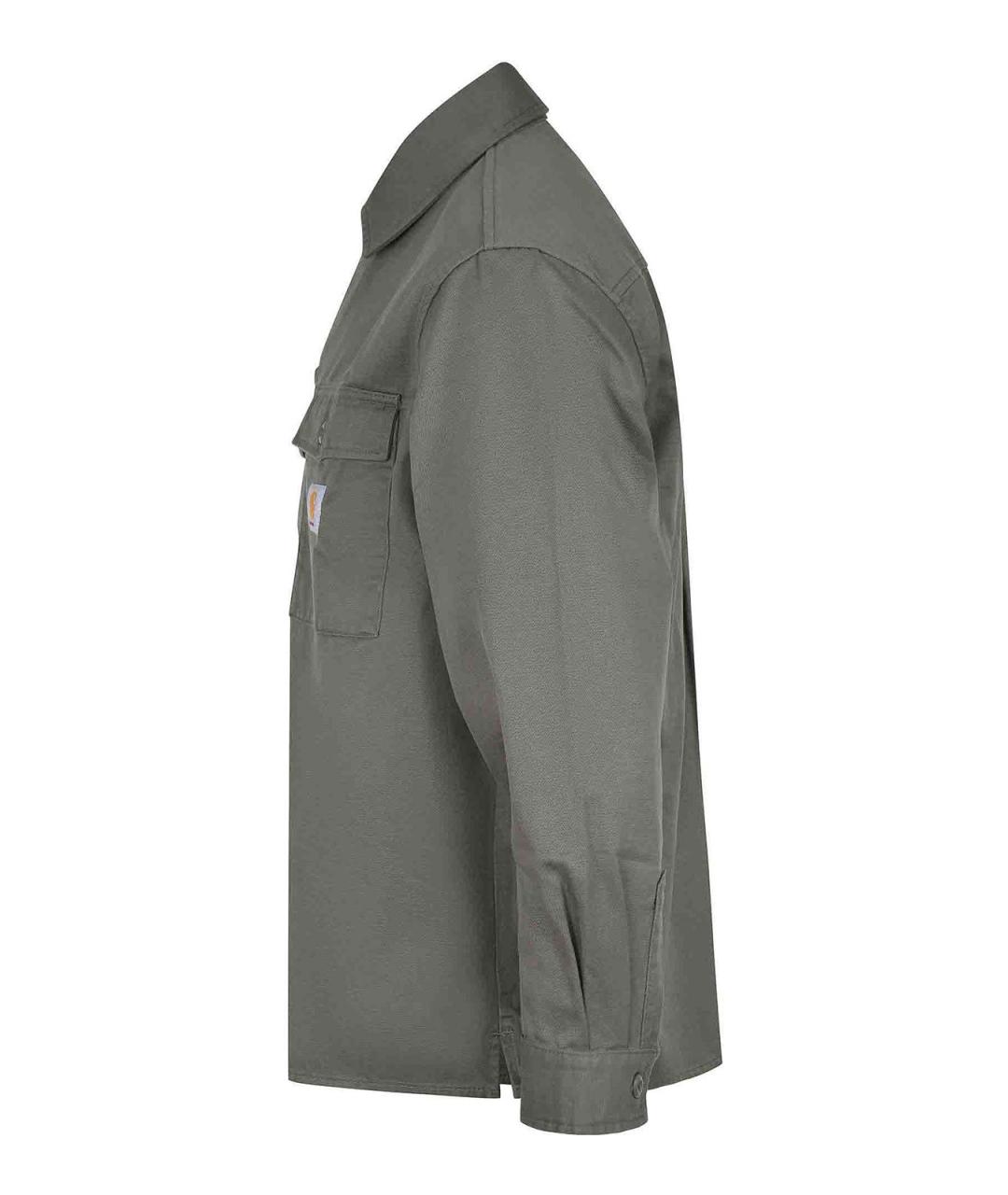 CARHARTT Серая хлопковая кэжуал рубашка, фото 2