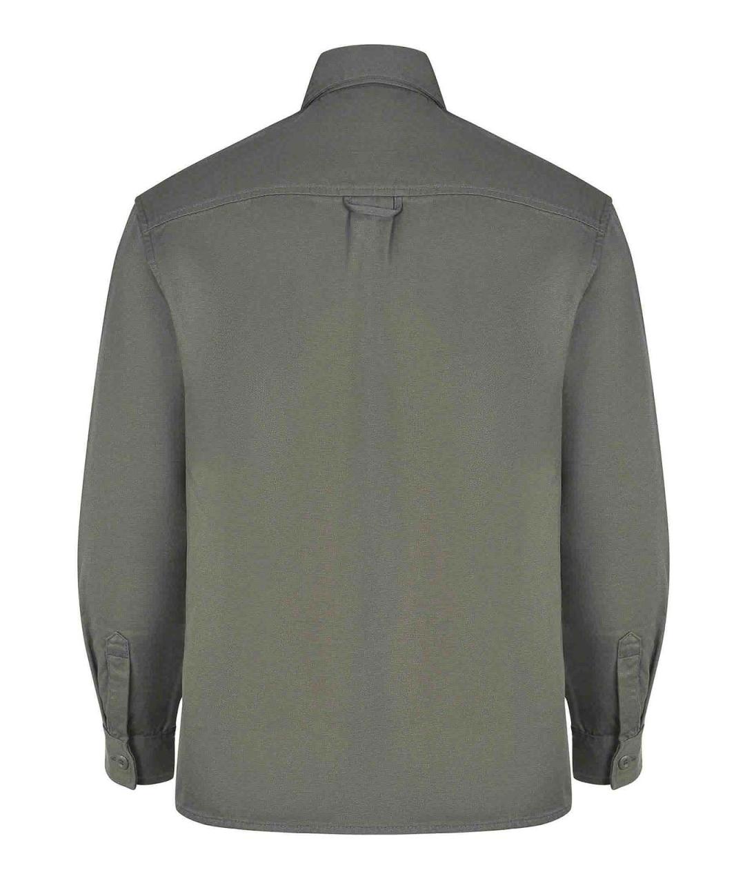 CARHARTT Серая хлопковая кэжуал рубашка, фото 3