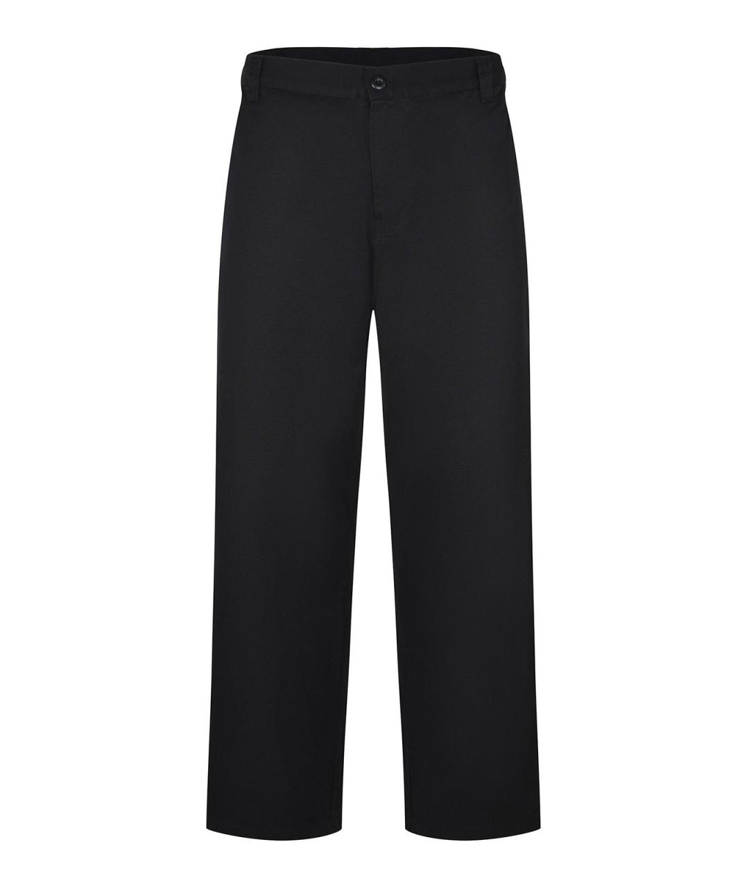 CARHARTT Черные хлопковые повседневные брюки, фото 1