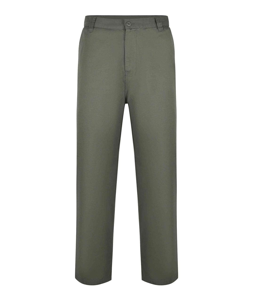 CARHARTT Зеленые хлопковые повседневные брюки, фото 1