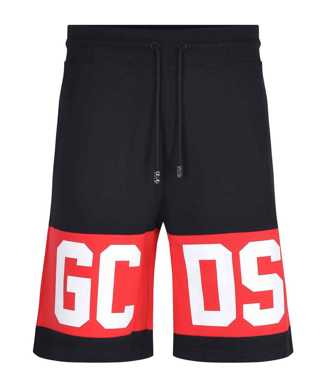 GCDS Черные хлопковые шорты, фото 1