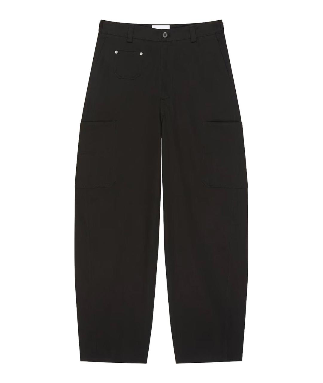 GIVENCHY Черные хлопковые повседневные брюки, фото 1