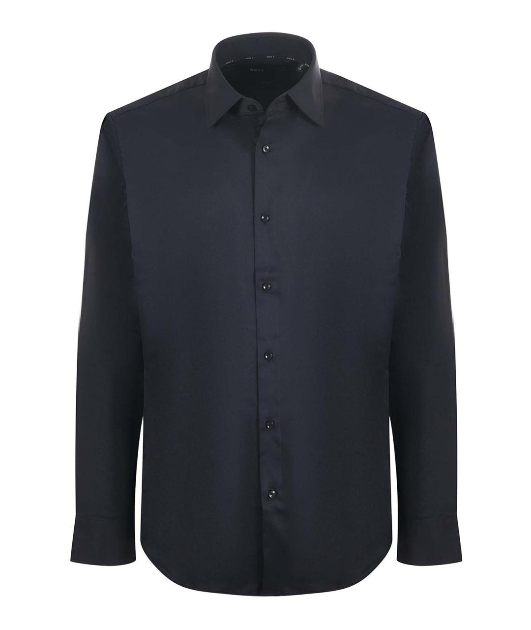 HUGO BOSS Черная классическая рубашка, фото 1