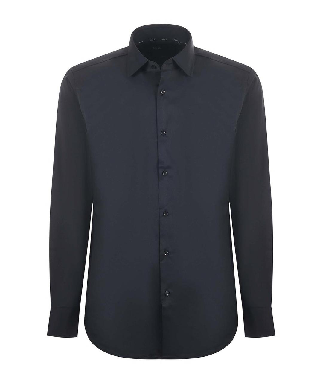 HUGO BOSS Черная классическая рубашка, фото 1